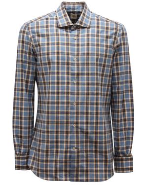 Mazzarelli Casual Shirts - Blue