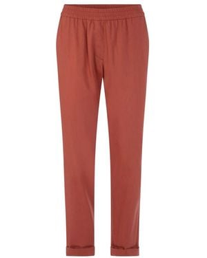 Marc Cain Cropped Trousers - Rojo