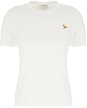 Maison Kitsuné T-Shirts - White