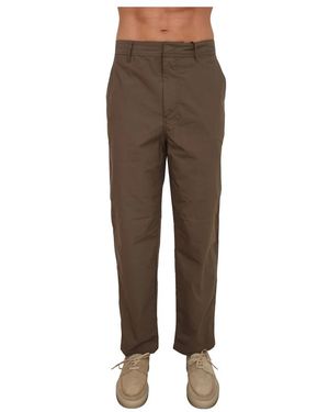 ARMANI EXCHANGE Straight Trousers - Brown