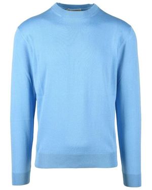 FILIPPO DE LAURENTIIS Round-Neck Knitwear - Bleu