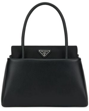 Prada Passage Kleine Ledertasche - Schwarz