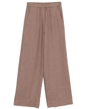 Antonelli Wide Trousers - Brown
