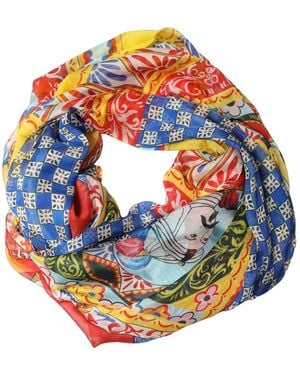 Dolce & Gabbana Silky Scarves - Blu