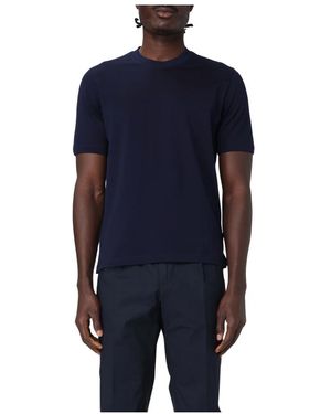 Zanone T-Shirts - Blauw