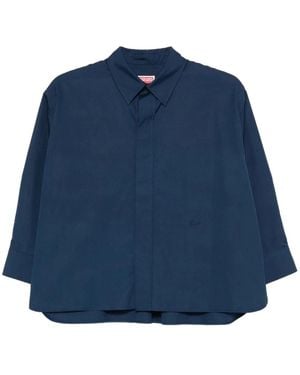 KENZO 3/4 Mouwen Shirt - Blauw