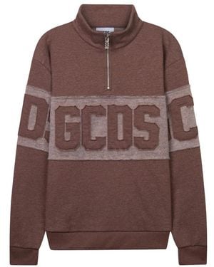 Gcds Sweatshirts - Brown