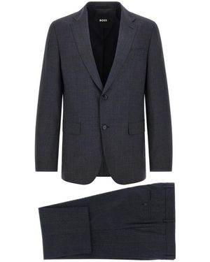 HUGO Single Breasted Suits - Azul