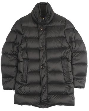Moorer Jassen ,Bruin ,Leer Cervati Down Jacket - Grijs