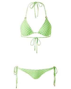 Melissa Odabash Key West Lime Links Bikini - Grün