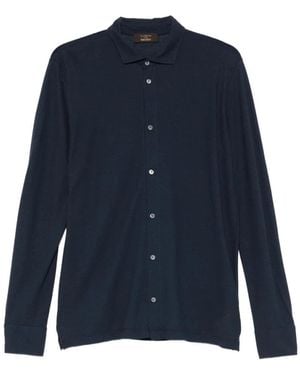 Zanone Camicia A Maniche Lunghe - Blauw