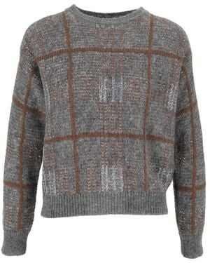 Max Mara Round-Neck Knitwear - Gris