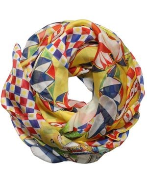 Dolce & Gabbana Silk Scarves - Metallic
