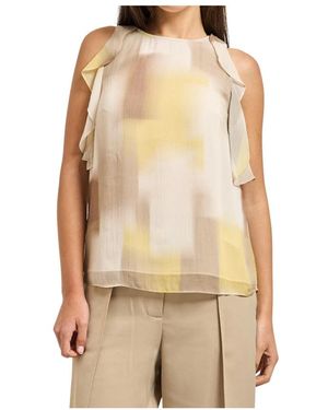 ARMANI EXCHANGE Sleeveless Tops - Natural