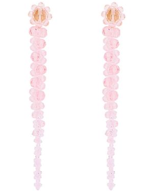 Simone Rocha Tropfenohrringe - Weiß