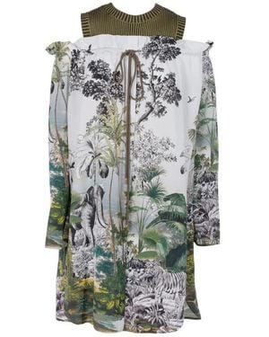 Alberta Ferretti Short Dresses - Grey