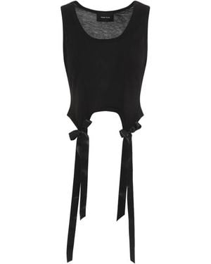 Simone Rocha Sleeveless Tops - Nero