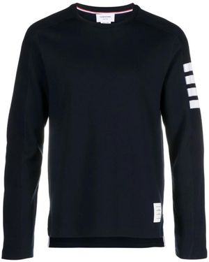 Thom Browne 4-Bar Stripe Sweatshirt - Blau
