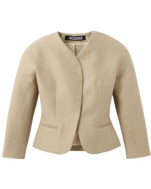 Jacquemus Ovalo Jacket - Naturel