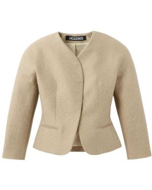 Jacquemus Ovalo Jacket - Naturel