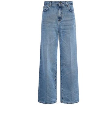 John Richmond Wide Jeans - Azul