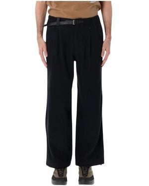 and wander Wide Trousers - Nero