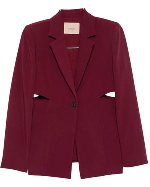 Twinset Jassen ,Rood ,Blazers - Paars