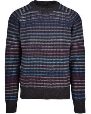 Roberto Collina Maglione Girocollo - Blau