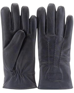 Warmbat Accessoires ,Zwart ,Wol Glo 402499 Geitenleren Handschoenen
