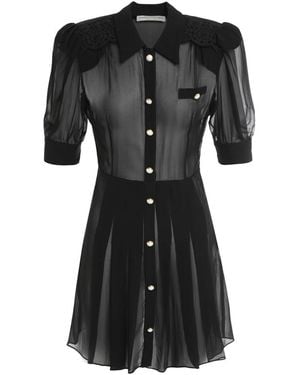 Alessandra Rich Shirt Dresses - Black