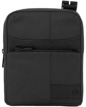 Piquadro Cross Body Messenger - Black
