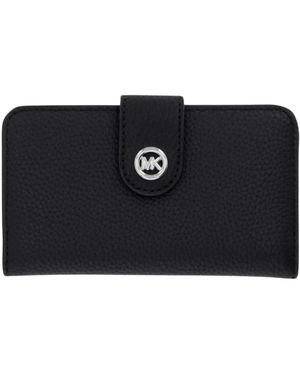 Michael Kors Accessoires ,Zwart ,Leer Medium Wallet
