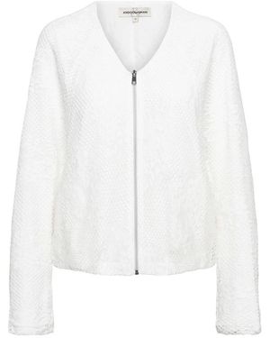 &Co Woman Sporty Lace Jacket - Wit