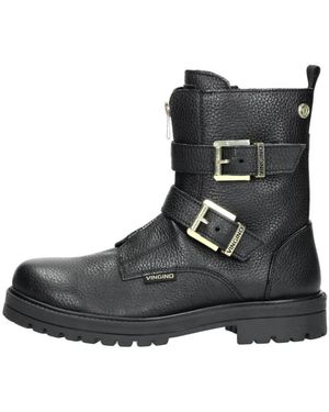 Vingino Schoenen ,Zwart ,Leer Velia Ankle Boot