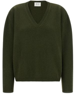 Be You V-Neck Knitwear - Vert
