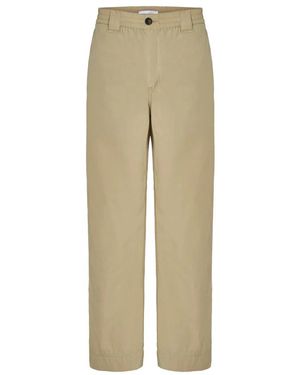 Edmmond Studios Straight Trousers - Natural