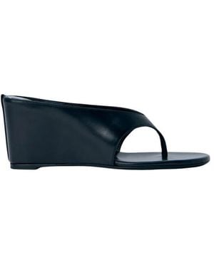 Jude Yaga Keilabsatz-Sandalen - Blau