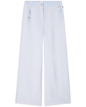 BUSNEL Wide Trousers - Blanco