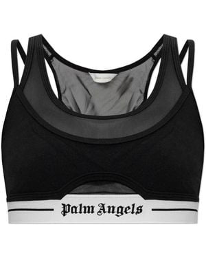Palm Angels Sleeveless Tops - Negro