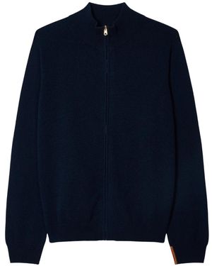 Paul Smith Cardigan Mit Reißverschluss - Blau