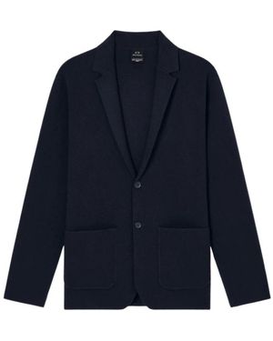 ARMANI EXCHANGE Jassen ,Blauw ,Polyester Blazer