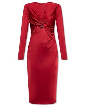Versace Midi Dresses - Red