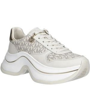 Michael Kors Schoenen ,Leer Arla Sneakers - Wit