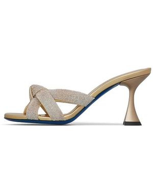 Loriblu Heeled Mules - Blanco
