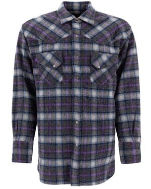 Beams Plus Casual Shirts - Blue