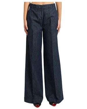 Manila Grace Wide Trousers - Azul