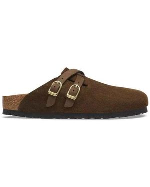 Birkenstock Schoenen ,Bruin ,Leer Blair Narrow Fit