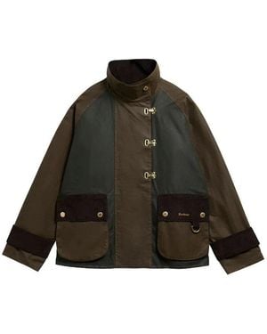 Barbour Hazelwood Wachsjacke - Grün