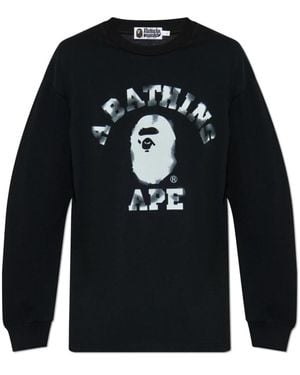 A Bathing Ape Long-sleeve t-shirts for Men | Online Sale up
