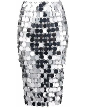 Rabanne Midi Skirts - Grey